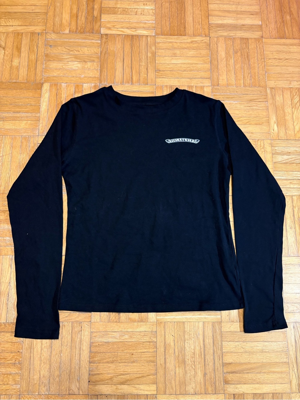 Custom Chrome Heart Inspired Long Sleeve Thermal Shirt